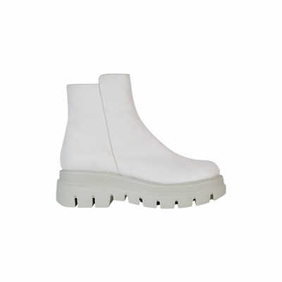 Brunate Biker Boot Ankelboots Dam Vita | VRL-294657