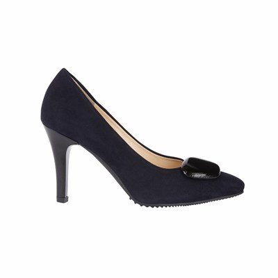 Brunate Botton Accessory Pumps Dam Svarta | JOD-301928