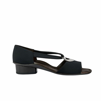 Brunate Iconic Sandal With Ring Sandaler Dam Svarta | TAF-047932