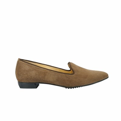 Brunate Pointy Tofflor Trend Platta Platta Skor Dam Bruna | QDA-280459