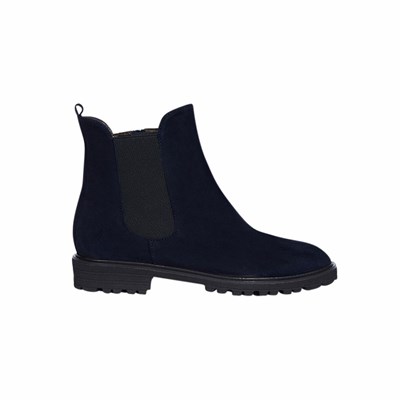 Brunate Sportiga Chelsea Ankelboots Dam Svarta | DGT-794652
