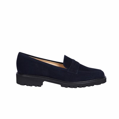 Brunate Sportiga Extra Light Loafer Platta Skor Dam Blå | TUV-954280
