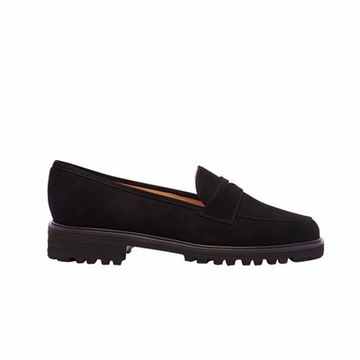 Brunate Sportiga Extralight Loafer Platta Skor Dam Svarta | TOD-809752
