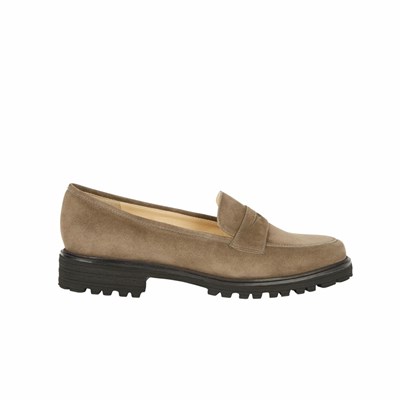 Brunate Sportiga Loafer Platta Skor Dam Grå Bruna | UTW-780596