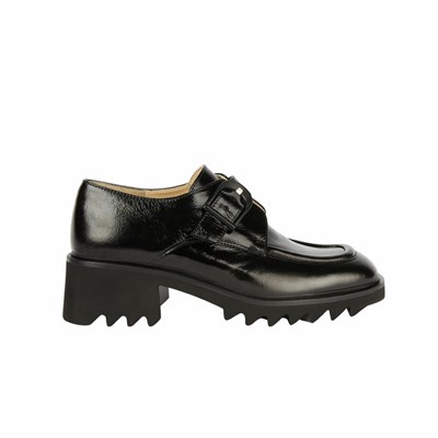 Brunate Sportiga Squared Tofflor With Spännen Pumps Dam Svarta | ZTW-479360
