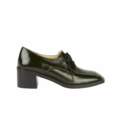 Brunate Squared Spets Up On A Heel Pumps Dam Svarta | SVB-940176
