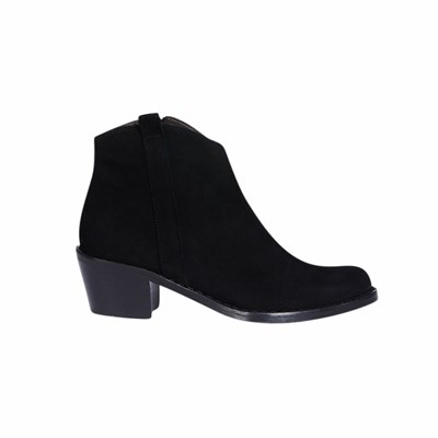 Brunate Western Boot Ankelboots Dam Svarta | VRC-471063
